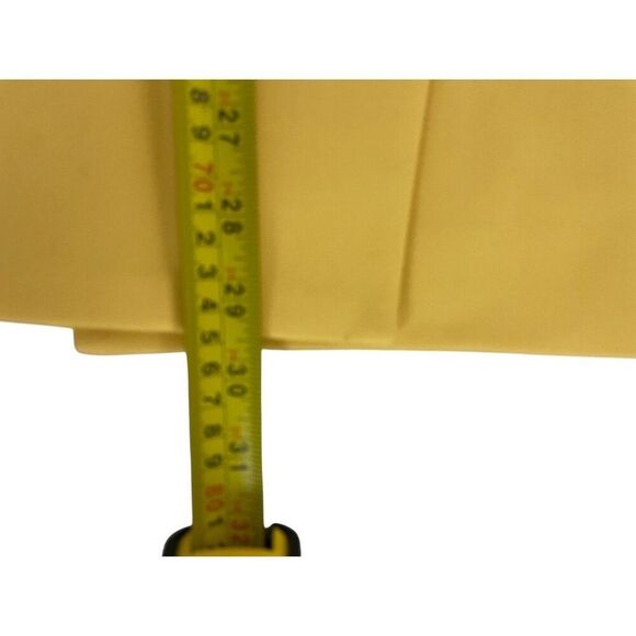 Zara Womens Blazer M Yellow Double Breasted Tuxedo Polyester Jacket 2665/797 NWT - Picture 14 of 16